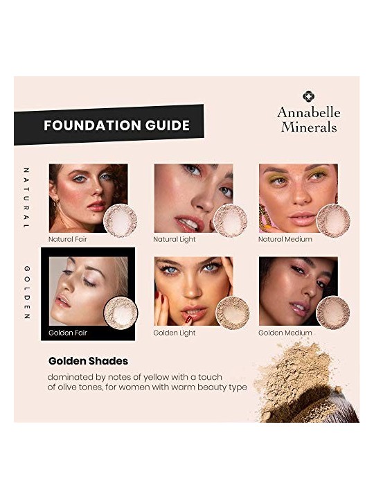 Illuminating mineral foundation Golden Fair 10g