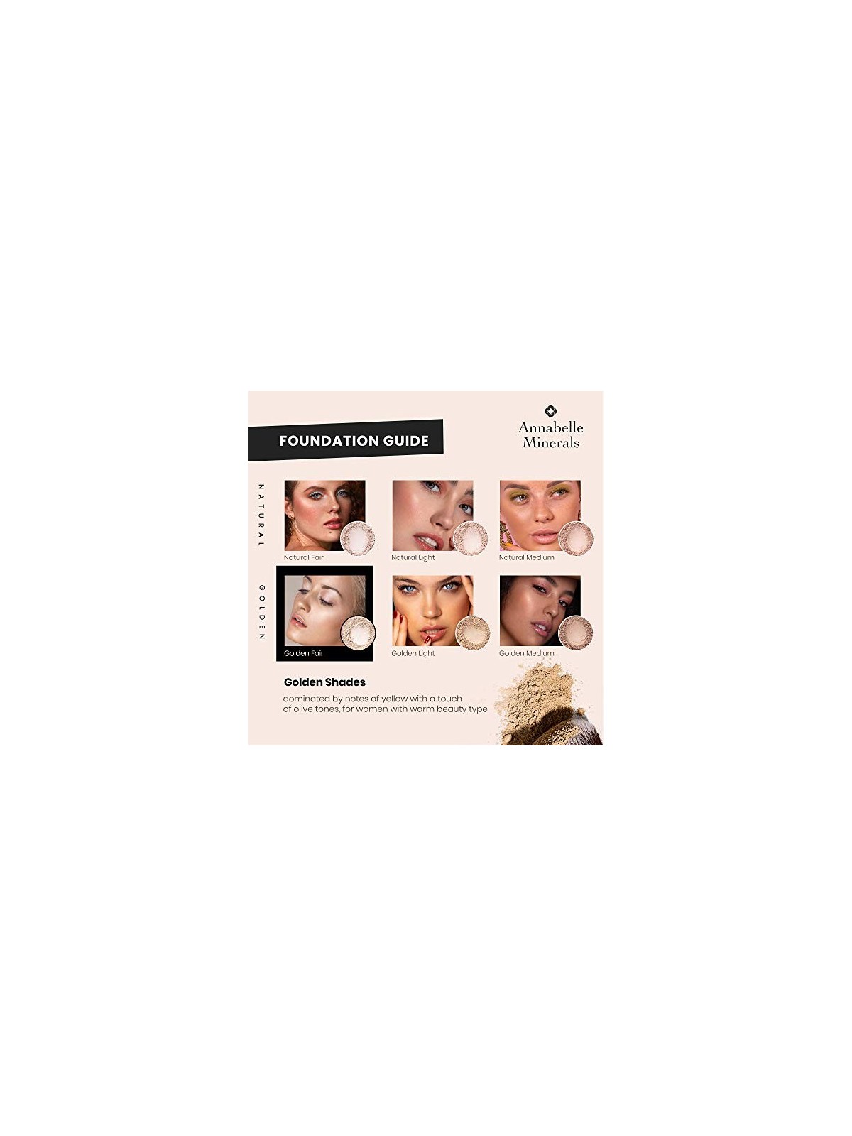 Illuminating mineral foundation Golden Fair 10g