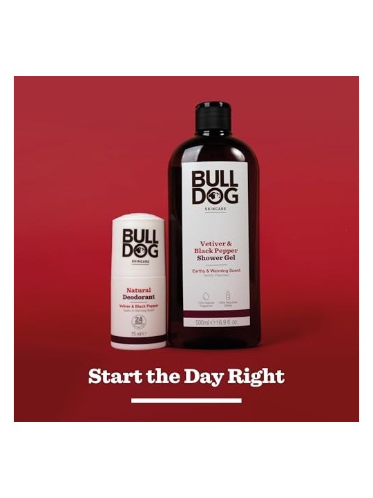 Bulldog Gel Doccia Vetiver e Pepe Nero Gel doccia uomo 500ml