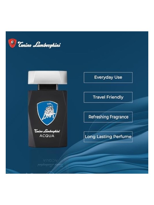Lamborghini Acqua Eau de Toilette Spray 75ml