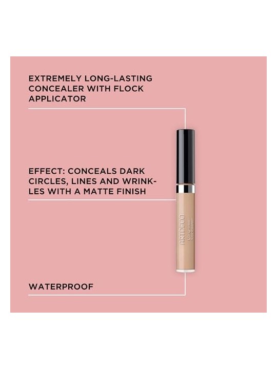 Artdeco Long-Wear Waterproof Concealer 7ml Numero 10 Soft Apricot