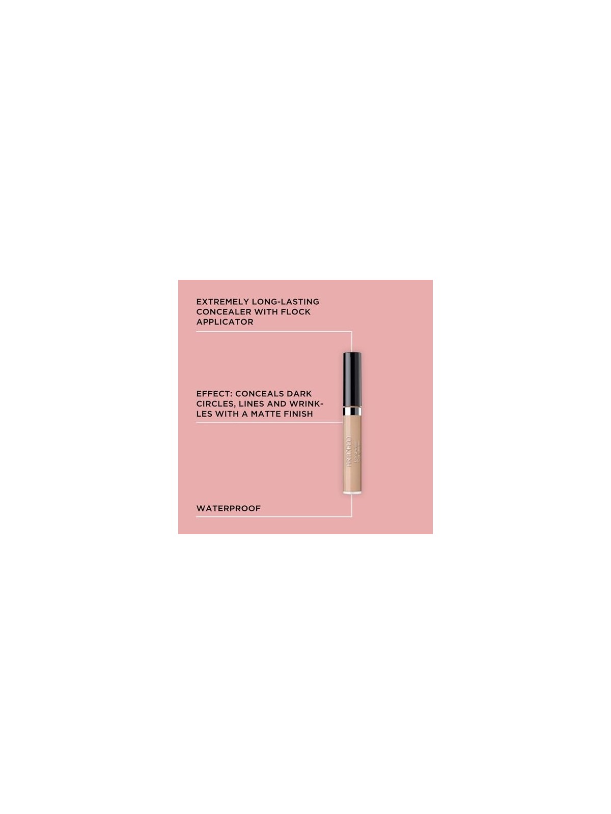 Artdeco Long-Wear Waterproof Concealer 7ml Numero 10 Soft Apricot
