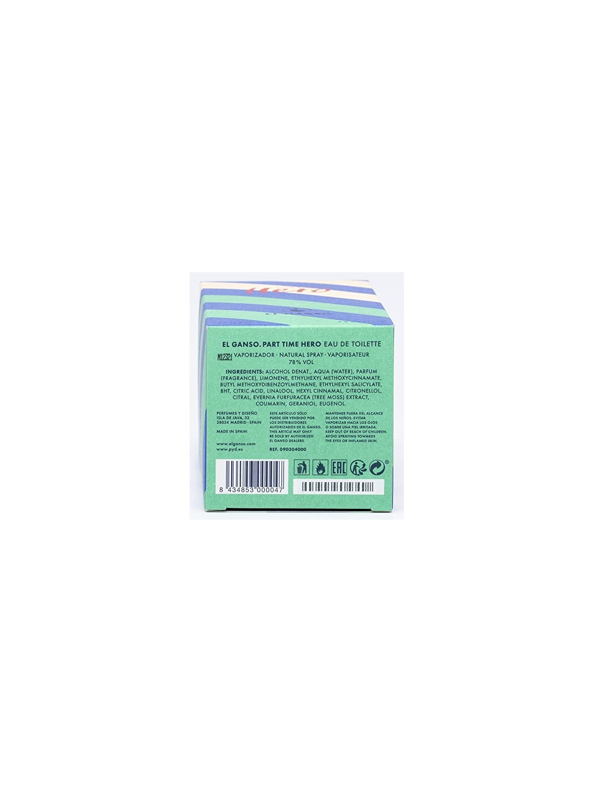 El Ganso PART TIME HERO eau de toilette spray 125ml uomo