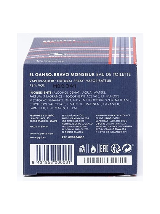 El Ganso BRAVO MONSIEUR eau de toilette spray 125ml uomo