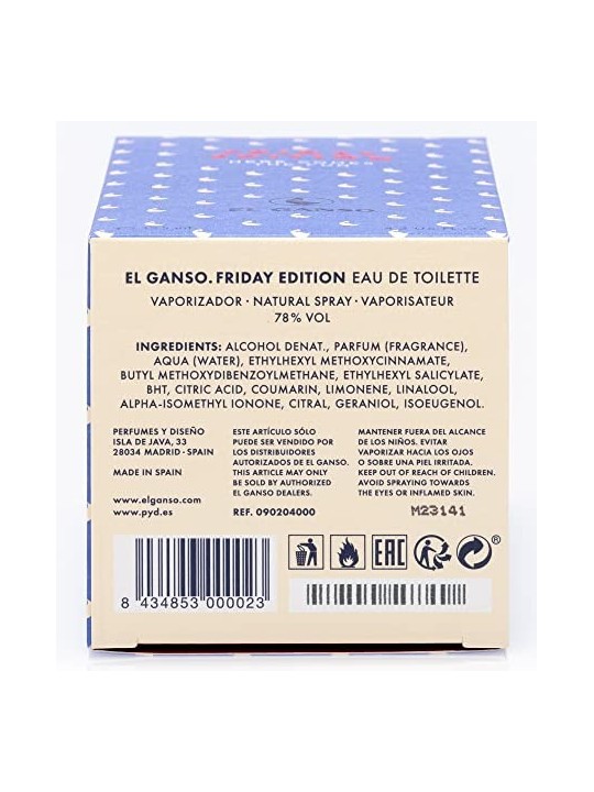El Ganso Edizione del venerd eau de toilette uomo 125ml