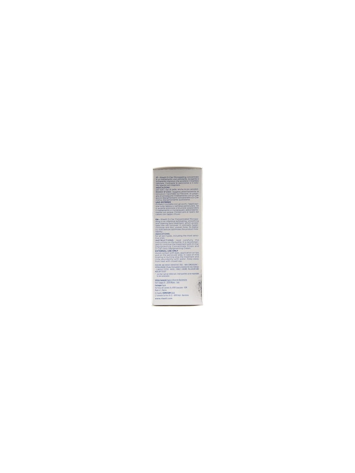 Rilastil DCLAR Micropeeling Concentrato donna 100ml