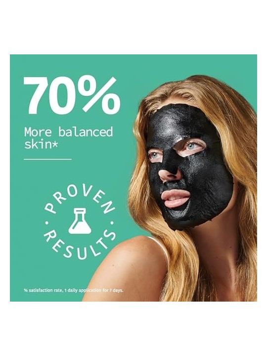 Iroha DETOX BLACK CHARCOAL disposable face mask