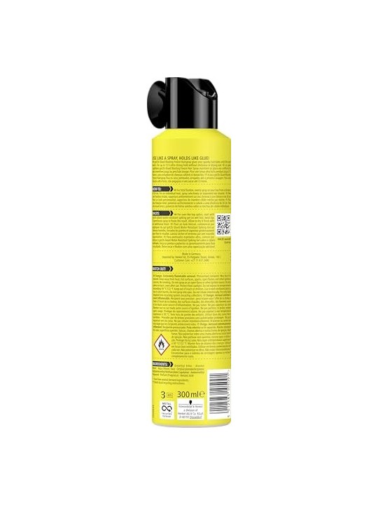 Schwarzkopf Professional got2b Spray congelante per sabbiatura incollata Lacca per capelli unisex 300ml Schwarzkopf Mass Market 