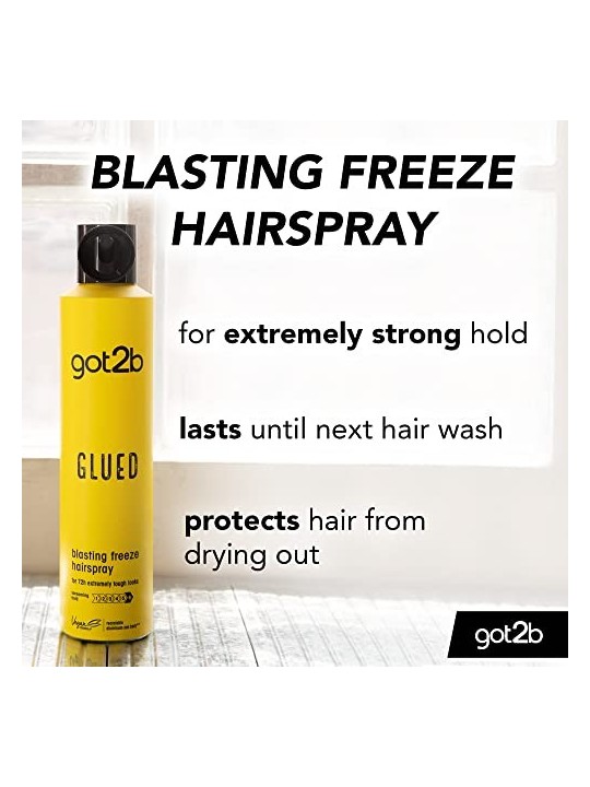 Schwarzkopf Professional got2b Spray congelante per sabbiatura incollata Lacca per capelli unisex 300ml Schwarzkopf Mass Market 