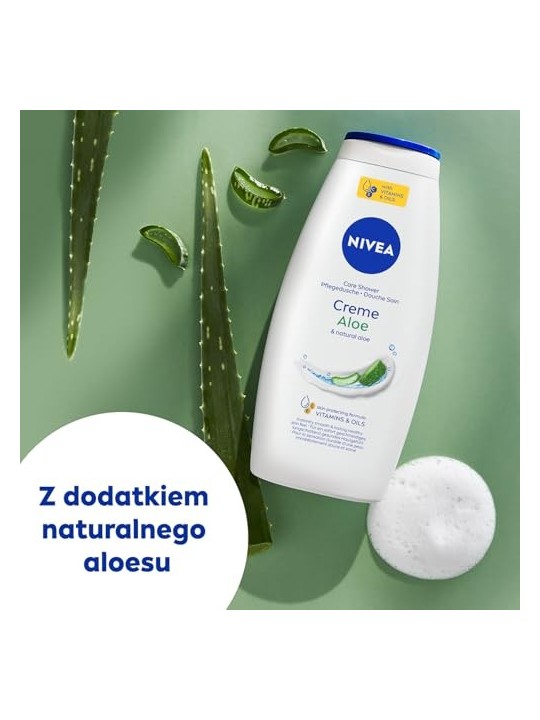Nivea Aloe Vera Care Shower Gel Donna 750ml