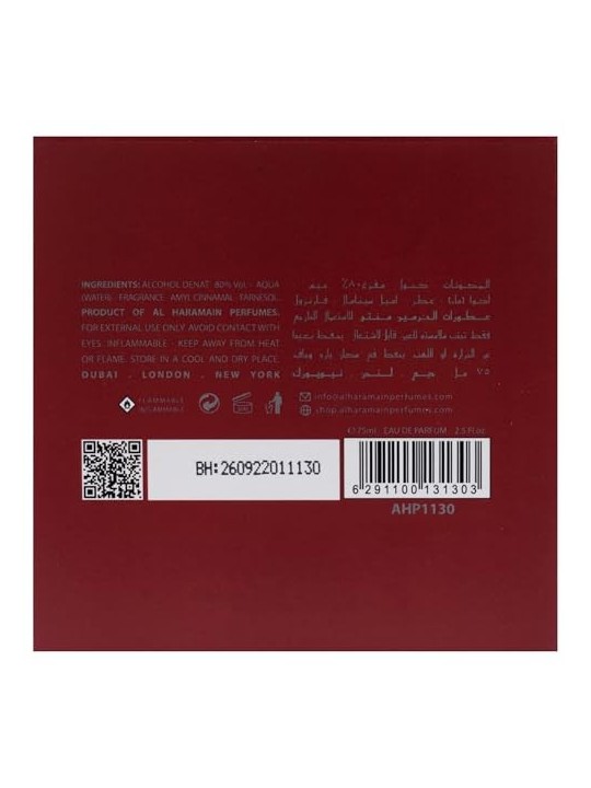 Al Haramain Manege Rouge EDP donna 75ml