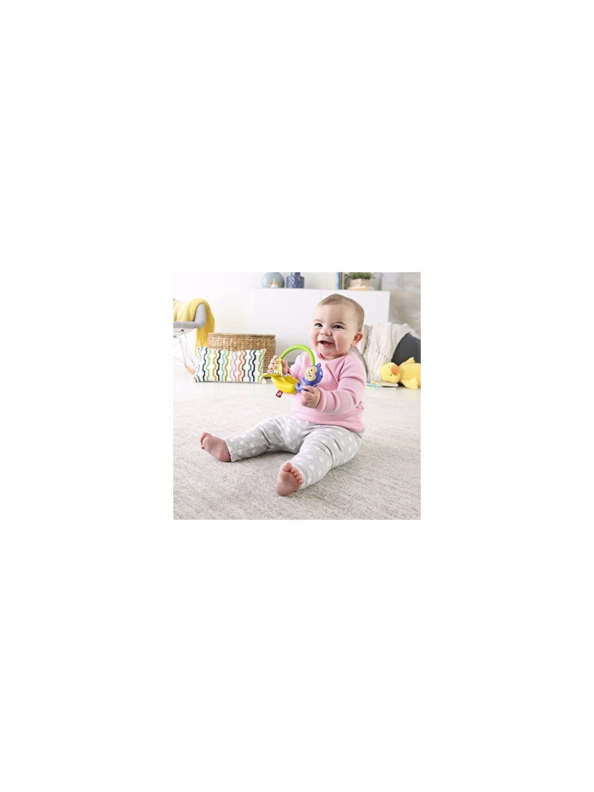 Fisher Price Fisher Price Scimmia Sonaglio Giocattolo 3