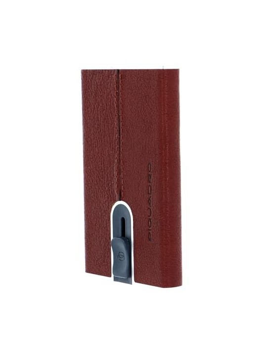 Piquadro Black Square Porta Carte di Cuoio
