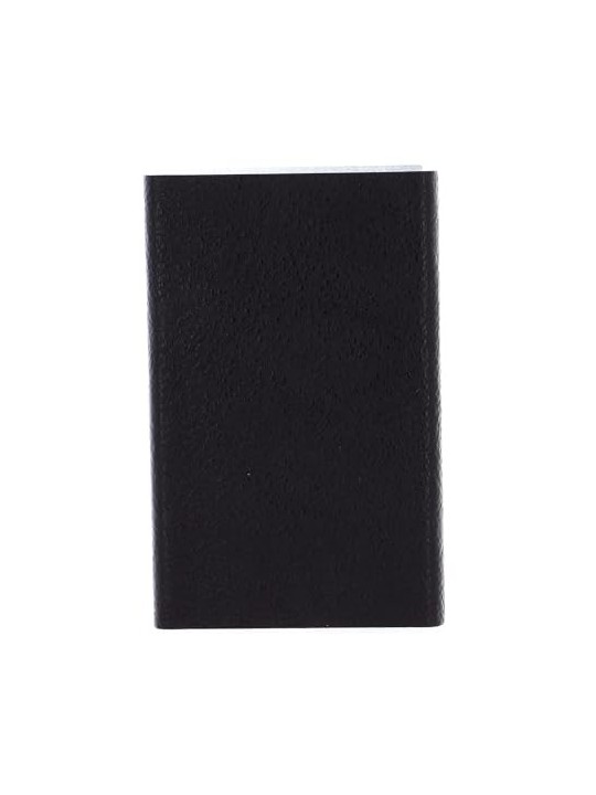 Porta Carte di Credito Piquadro Black Square in Pelle Marrone