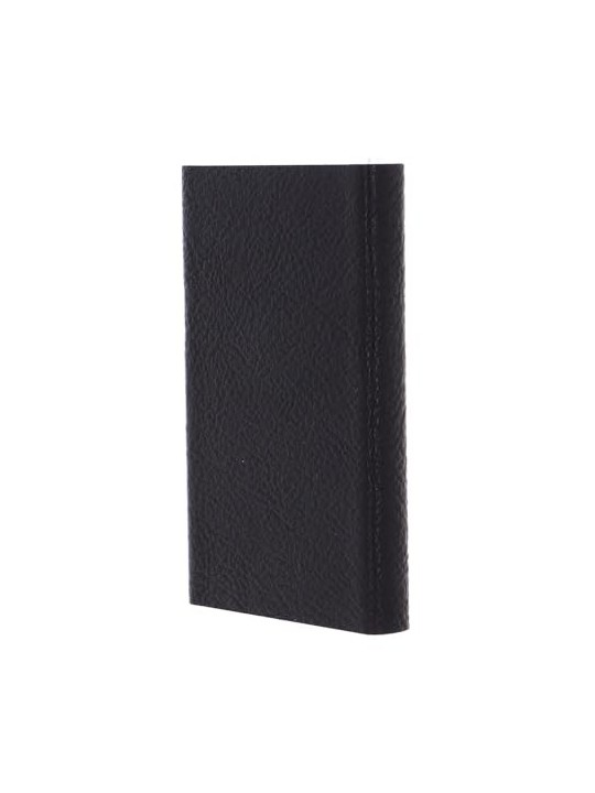 Porta Carte di Credito Piquadro Black Square in Pelle Marrone