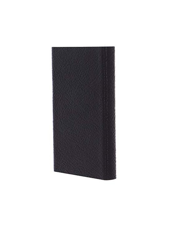 Porta Carte di Credito Piquadro Black Square in Pelle Marrone