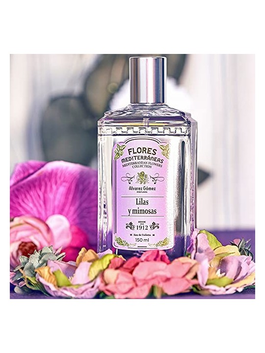 Alvarez Gomez FLORES MEDITERRANEAS lilas y mimosas eau de toilette spray 150ml donna