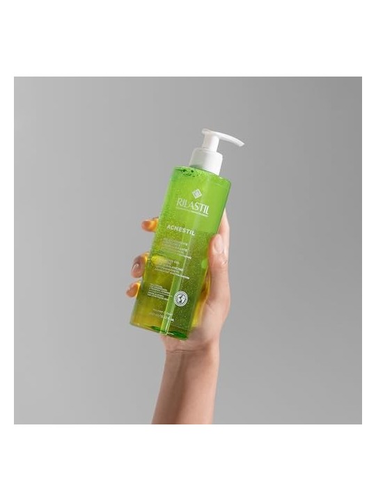 Gel Detergente Rilastil Acnestil per pelle mista e grassa 400ml