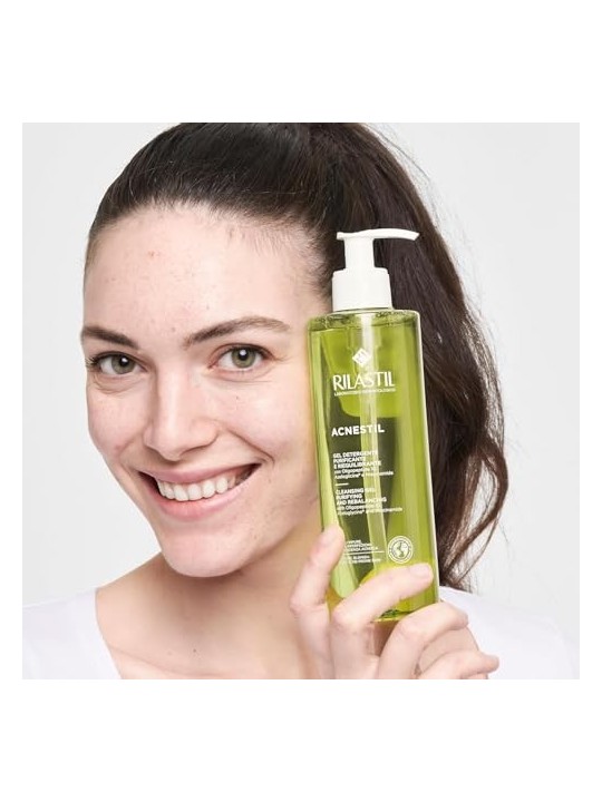 Gel Detergente Rilastil Acnestil per pelle mista e grassa 400ml