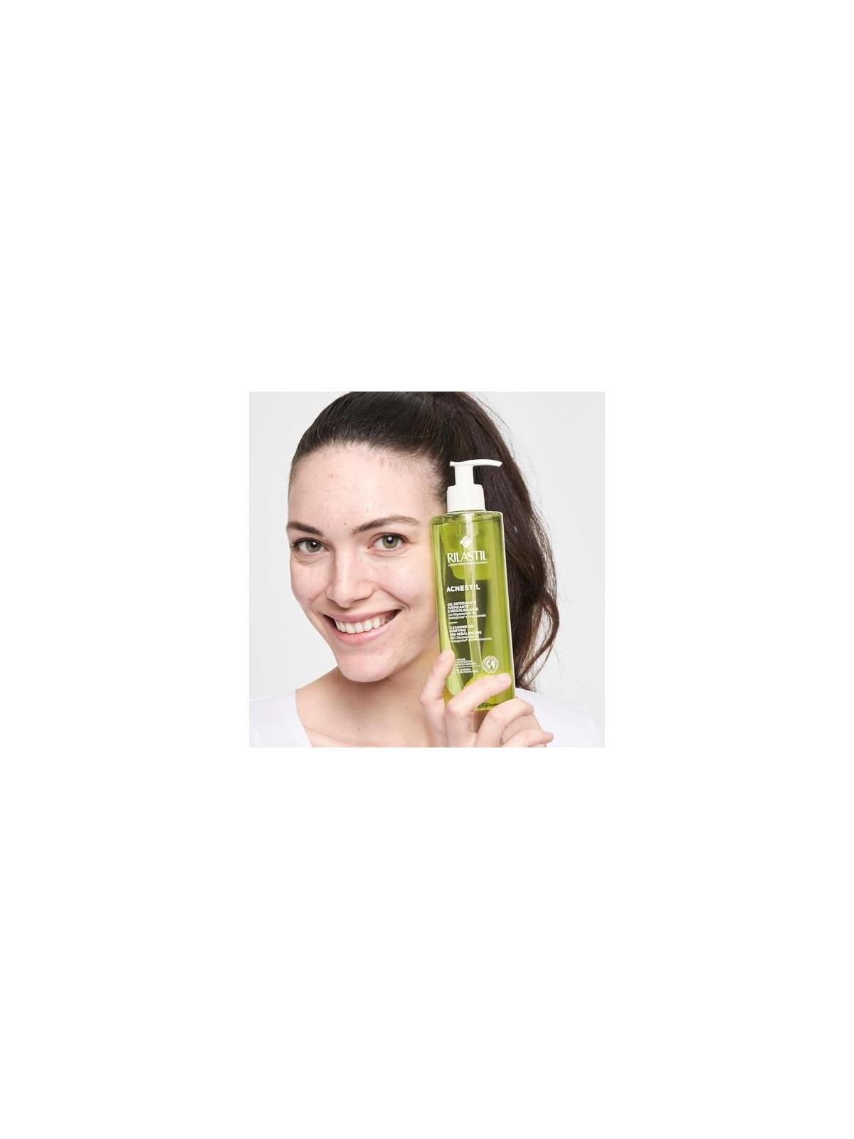 Gel Detergente Rilastil Acnestil per pelle mista e grassa 400ml