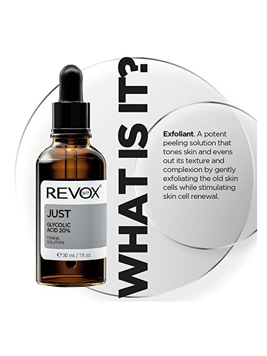 Revox B77 JUST acido glicolico 20 30ml donna Revox B77 www.essenzetotalstyle.com 