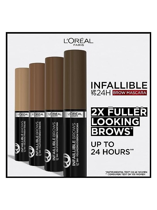 Brow Artist Plump & Set mascara per sopracciglia 108 Castano scuro 4,9 ml