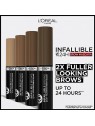 Brow Artist Plump & Set mascara per sopracciglia 108 Castano scuro 4,9 ml