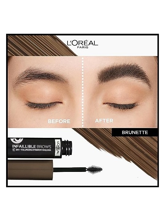 Brow Artist Plump & Set mascara per sopracciglia 108 Castano scuro 4,9 ml