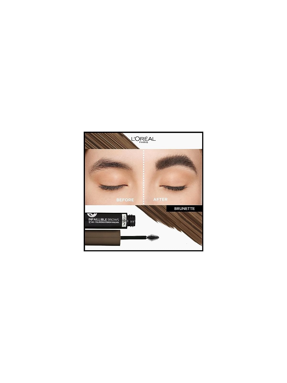 Brow Artist Plump & Set mascara per sopracciglia 108 Castano scuro 4,9 ml