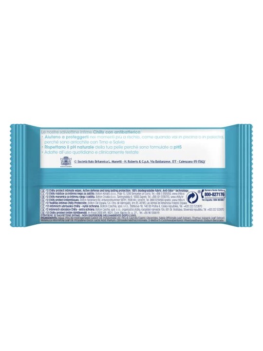 Chilly EXTRA PROTECTION Salviette Intime 12 pezzi donna