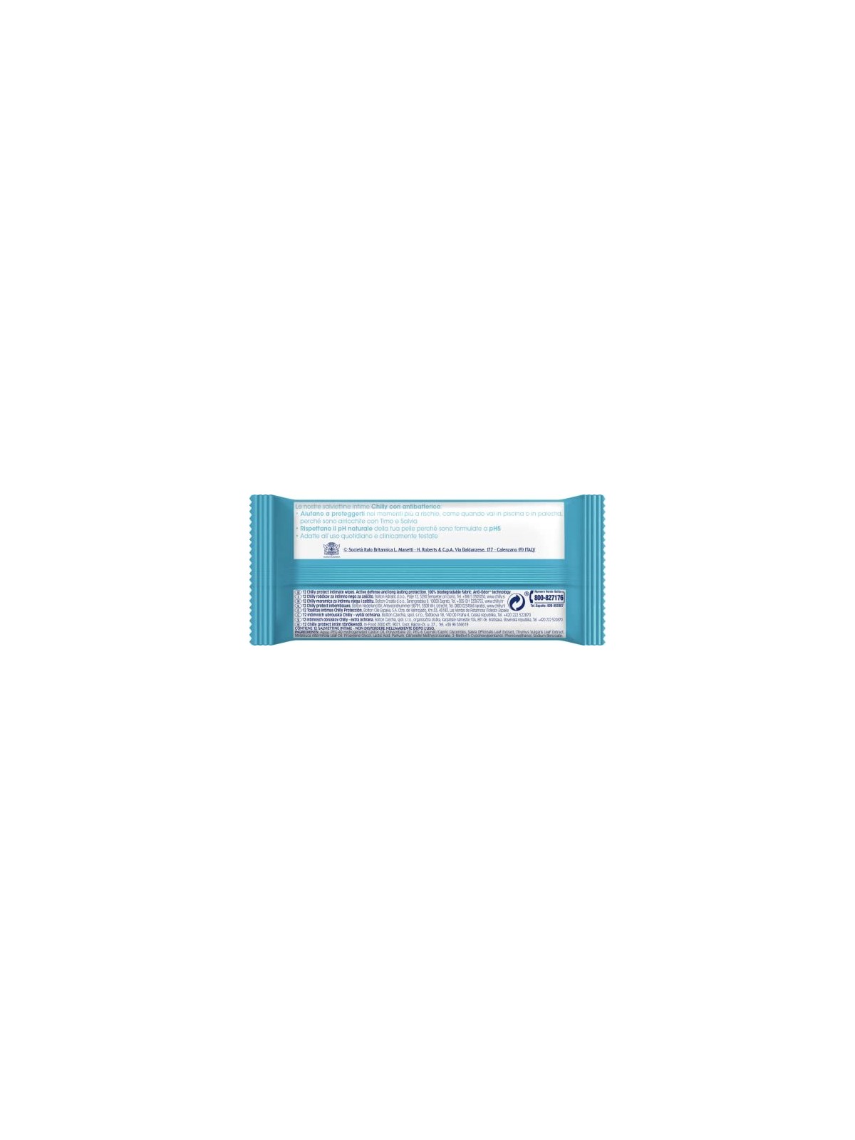 Chilly EXTRA PROTECTION Salviette Intime 12 pezzi donna