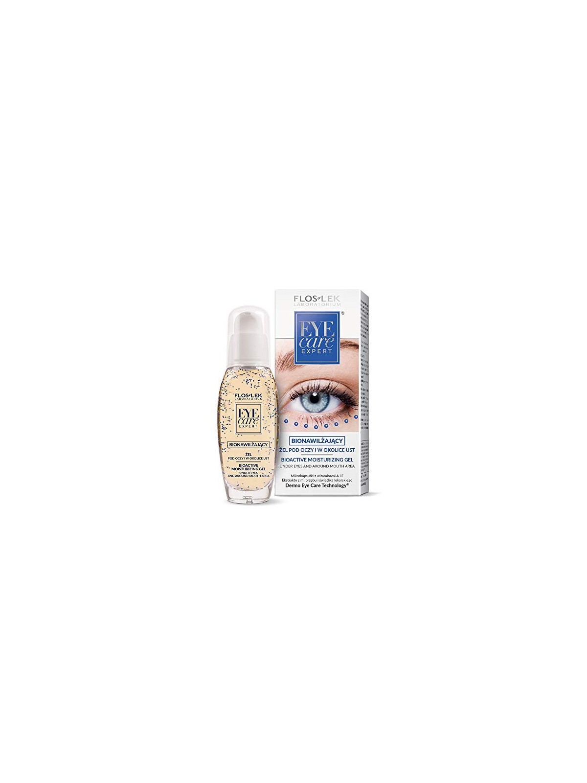 FLOSLEK Eye Care Expert gel bioidratante sotto gli occhi e intorno alla bocca 30ml
