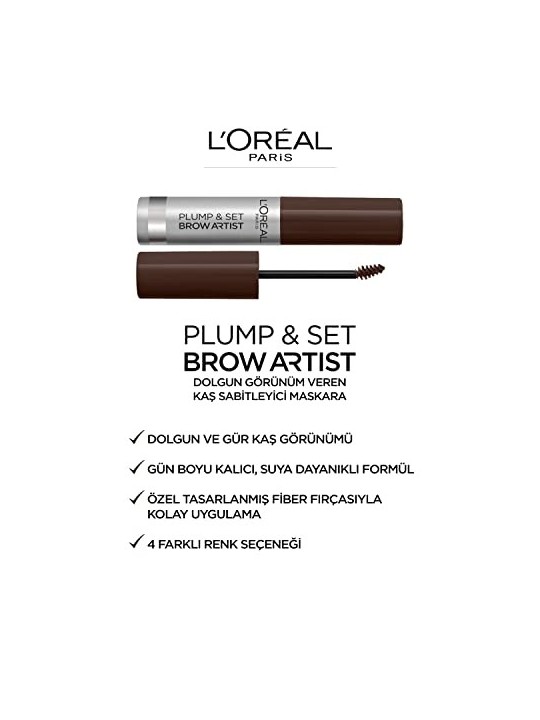 L'Orï¿½ï¿½al Paris Brow Artist Plump & Set Mascara 49 ml 101 Bionda per Donna