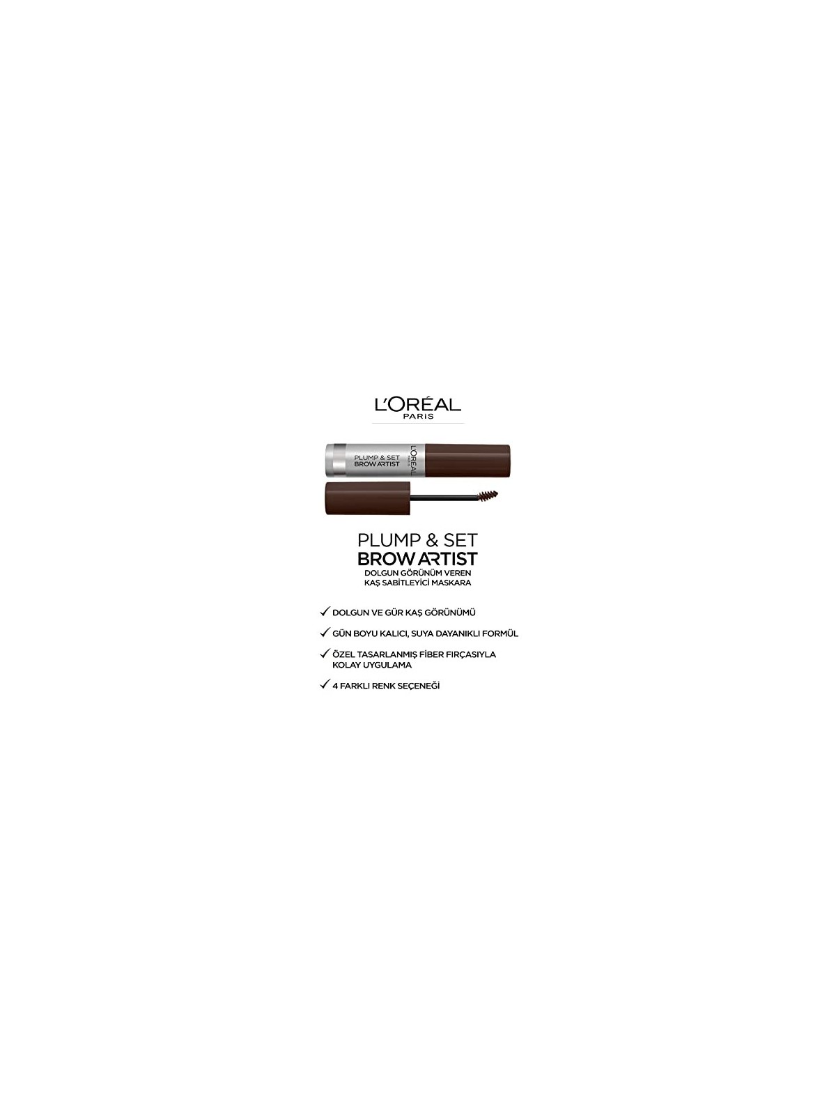 L'Orï¿½ï¿½al Paris Brow Artist Plump & Set Mascara 49 ml 101 Bionda per Donna