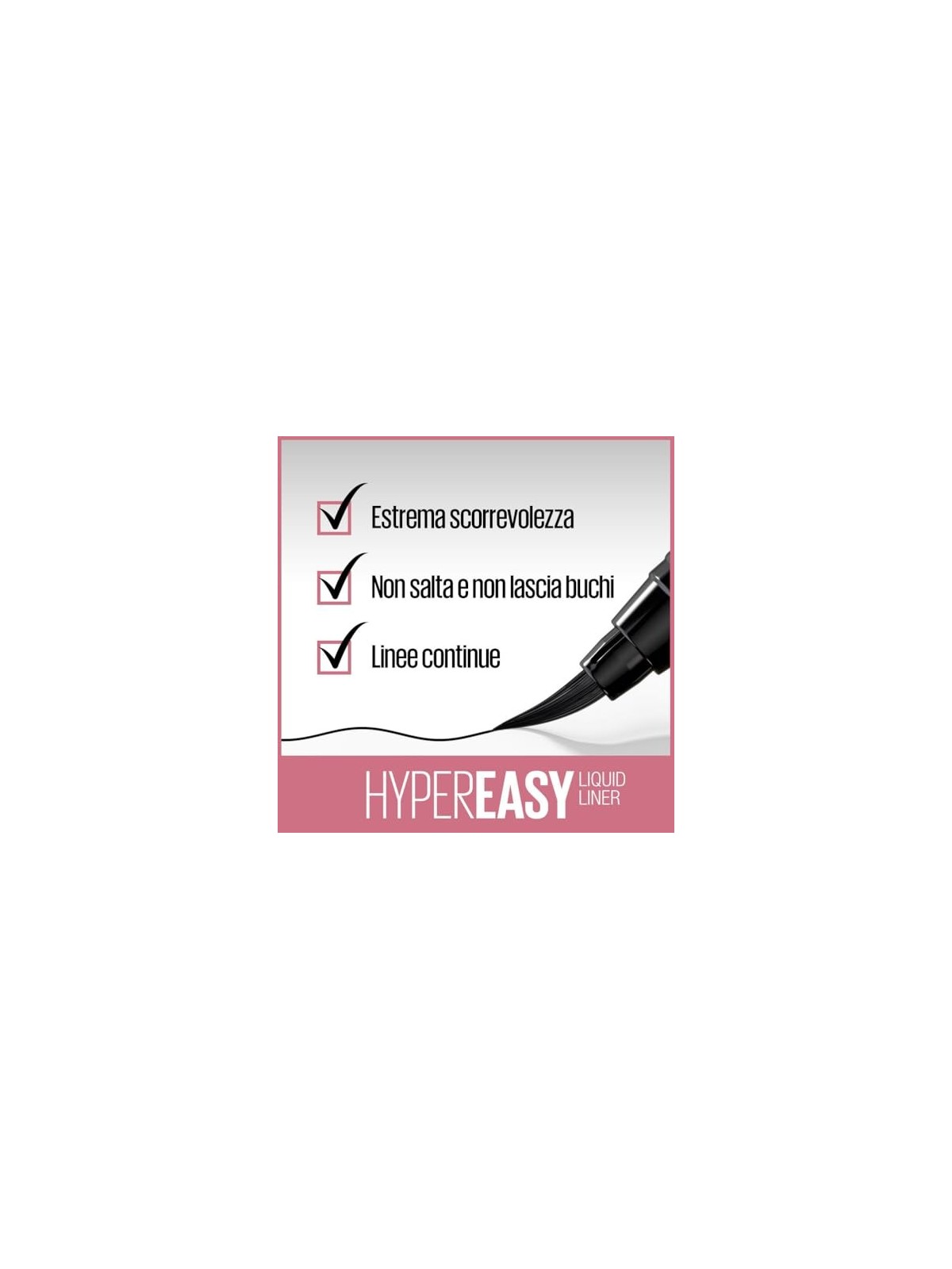 Maybelline Hyper Easy Pennello Punta Eyeliner 06 g Nero donna
