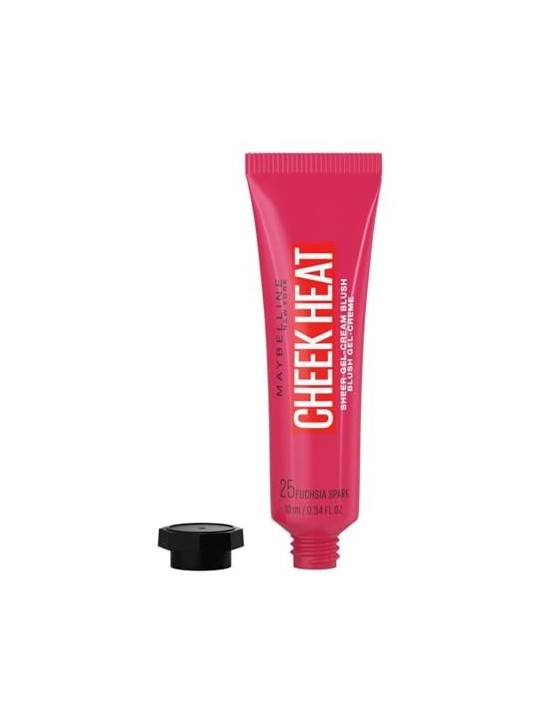 Maybelline Blush gelcrema Sheer Heat Cheek 8 ml donna 25 Fuchsia Spark
