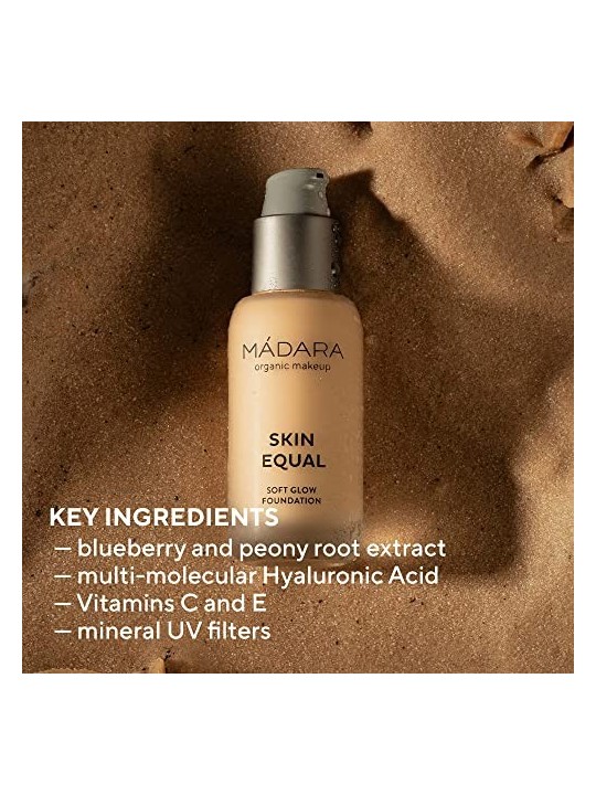 MDARA base morbida per la pelle con luce soffusa spf15 30 avorio rosa 30ml donna
