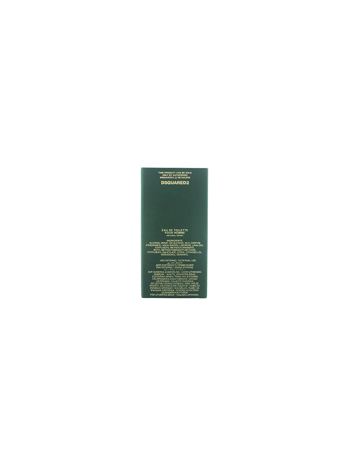 Dsquared2 Green Wood eau de toilette uomo 50ml