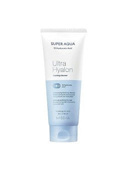 Missha Detergente schiumogeno Super Aqua Ultra Hyalron donna 200ml Missha www.essenzetotalstyle.com 