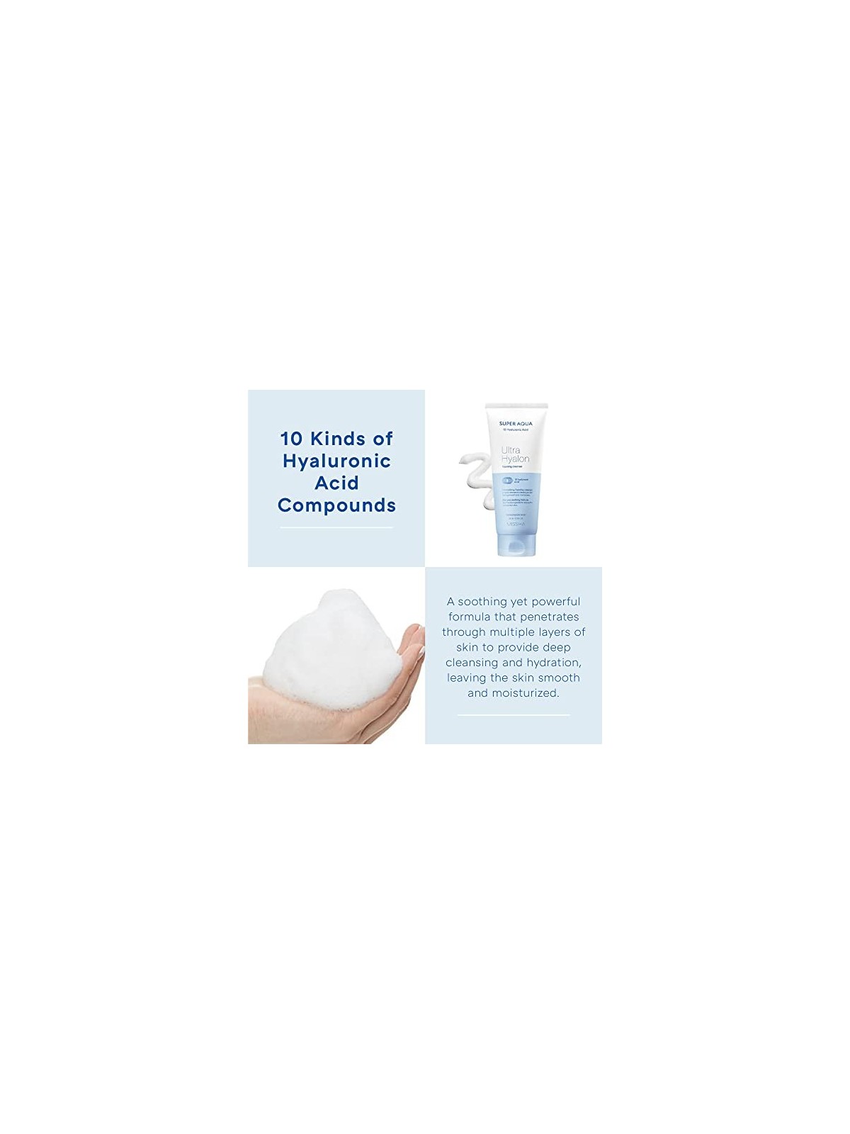 Missha Detergente schiumogeno Super Aqua Ultra Hyalron donna 200ml Missha www.essenzetotalstyle.com 