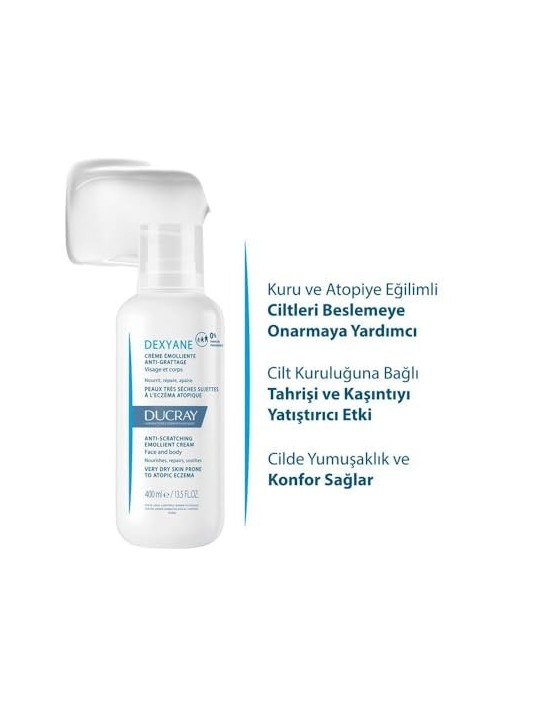 Ducray DEXYANE Crema Emolliente AntiPrurito 400ml Unisex