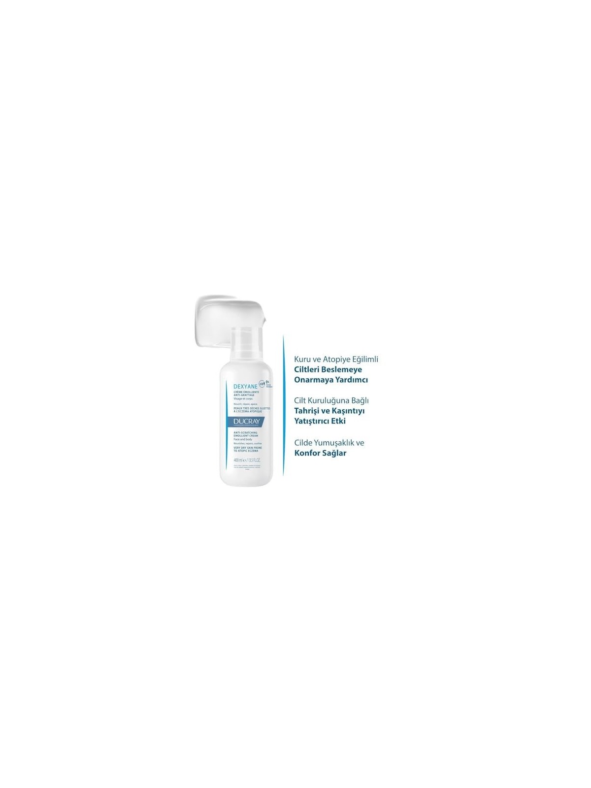 Ducray DEXYANE Crema Emolliente AntiPrurito 400ml Unisex