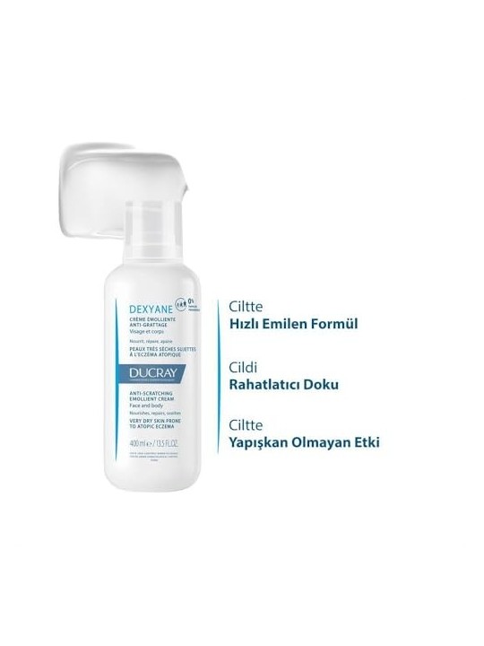 Ducray DEXYANE Crema Emolliente AntiPrurito 400ml Unisex
