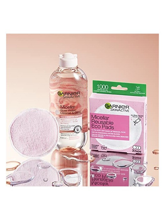 GARNIER SkinActive Acqua Micellare Rosa Pulizia e Luminosit 400ml Unisex