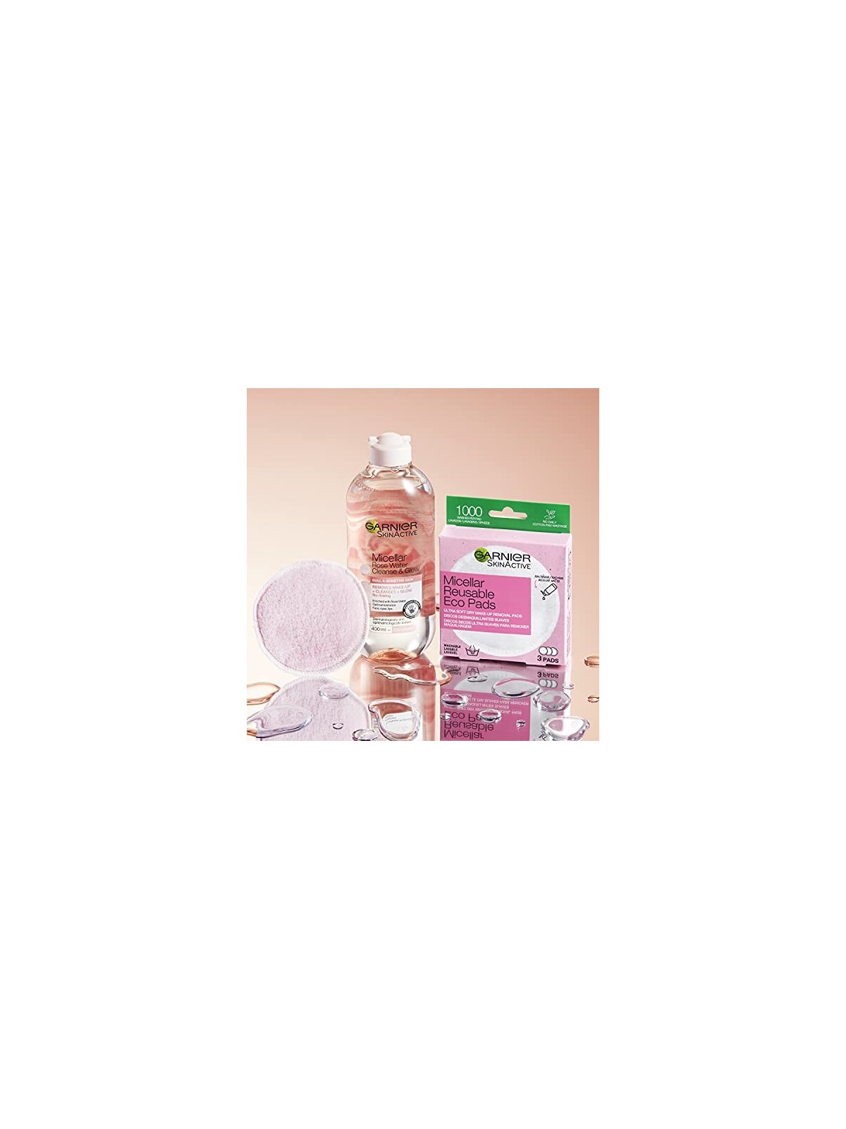 GARNIER SkinActive Acqua Micellare Rosa Pulizia e Luminosit 400ml Unisex