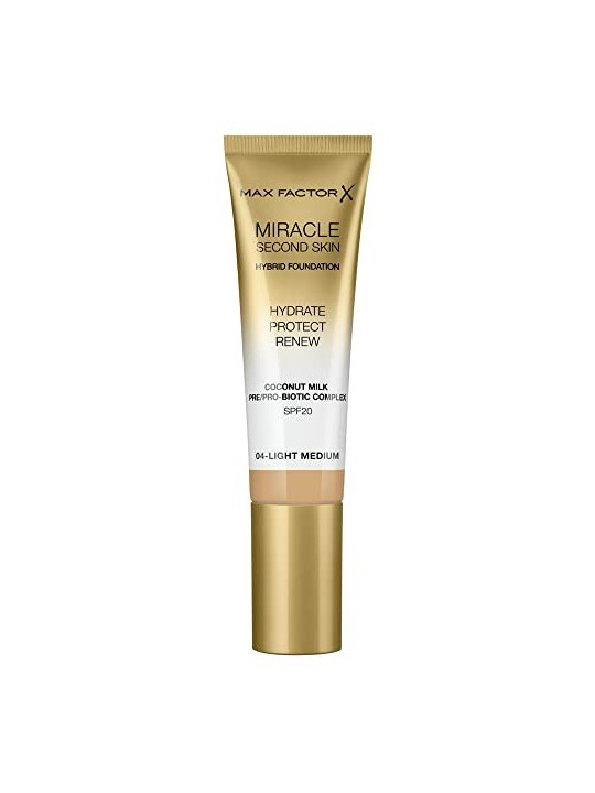 Max Factor MIRACLE TOUCH Seconda Pelle TrovataSPF20 4Medio Luminoso Donna