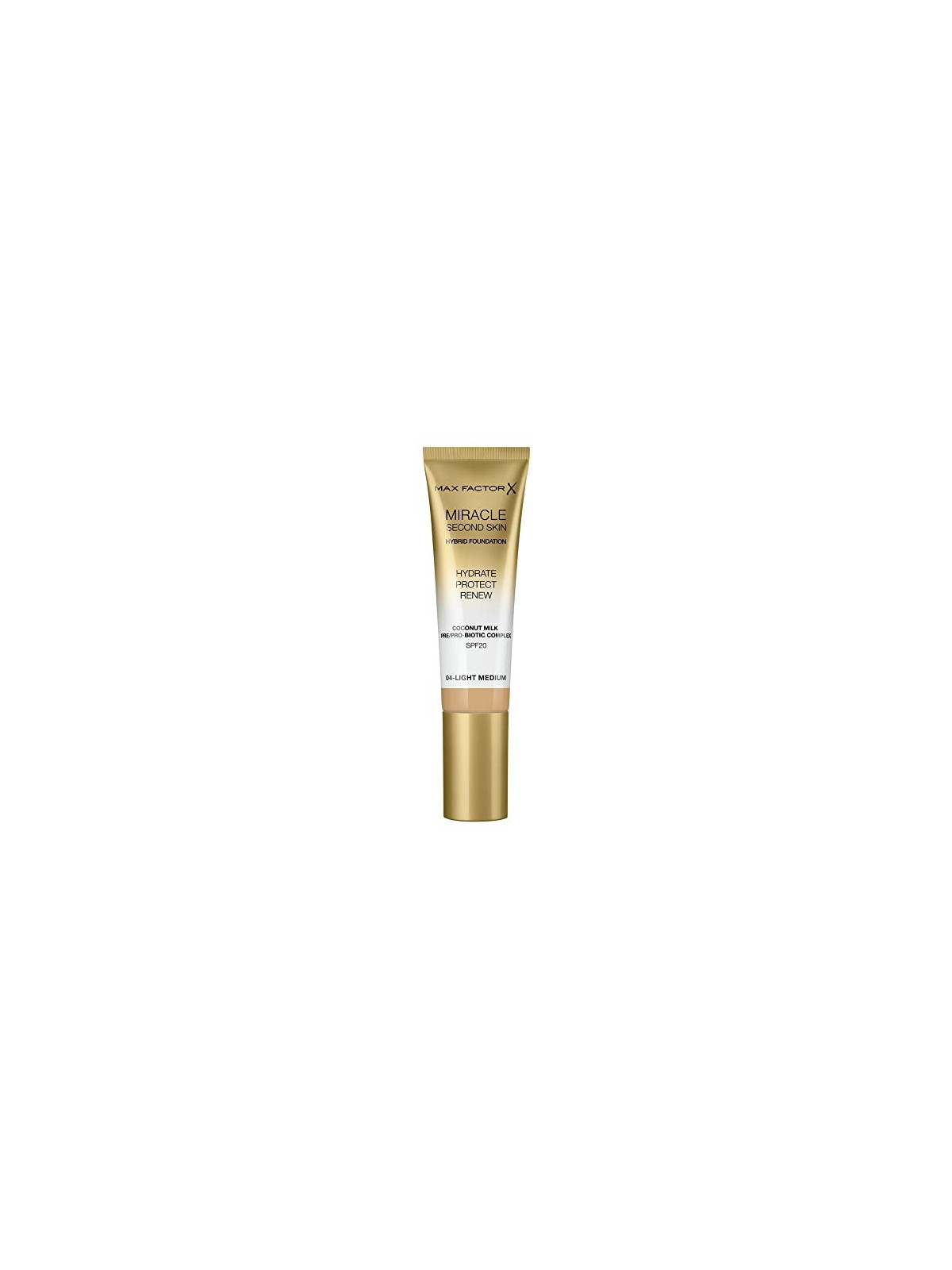 Max Factor MIRACLE TOUCH Seconda Pelle TrovataSPF20 4Medio Luminoso Donna