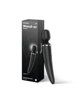 SATISFYER Wander Women Massaggiatore Vibratore Nero Nero 1un Unisex