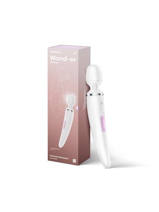 SATISFYER Wander Women Massaggiatore Vibratore Bianco 1un Unisex