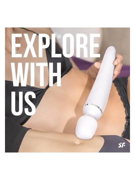 SATISFYER Wander Women Massaggiatore Vibratore Bianco 1un Unisex